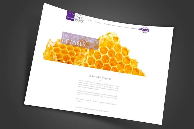 Création d'un site de vente en ligne pour apiculteur