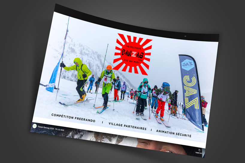 Création d'un site internet pour un événement ski