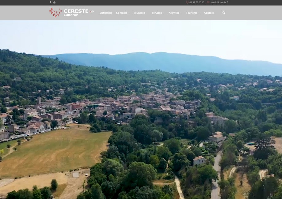 Création d'un site internet pour une mairie