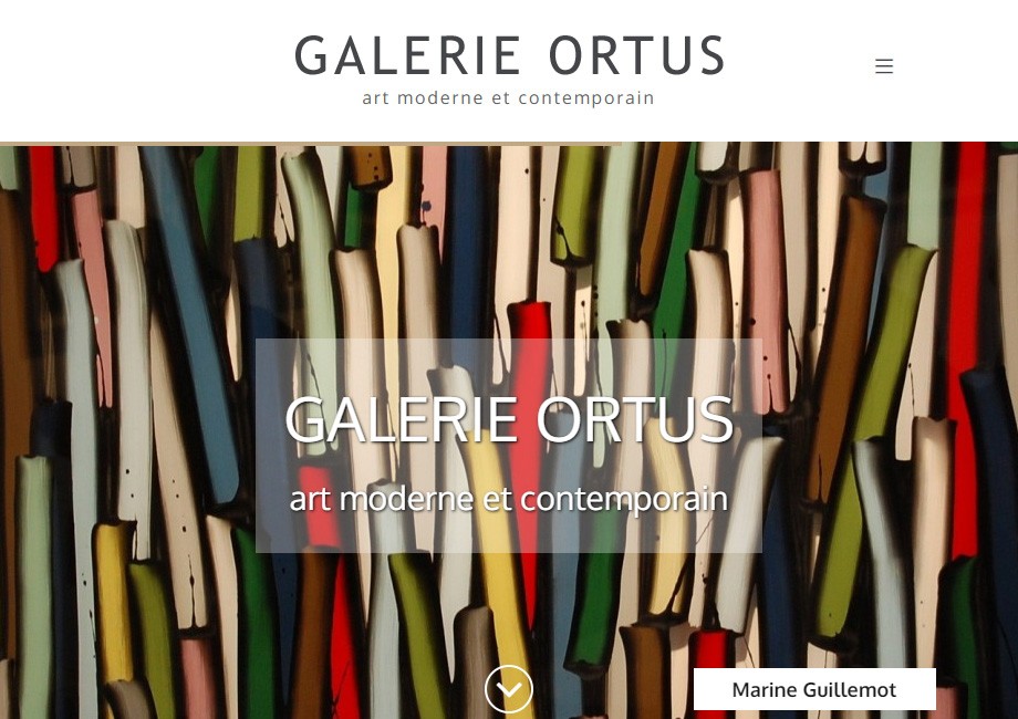 Création d'un site web pour une galerie d'art en Vaucluse