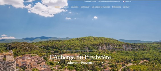 Création d'un site internet Wordpress pour un hôtel en Luberon