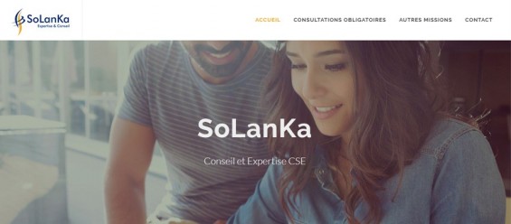 Création d'un site internet pour consultant