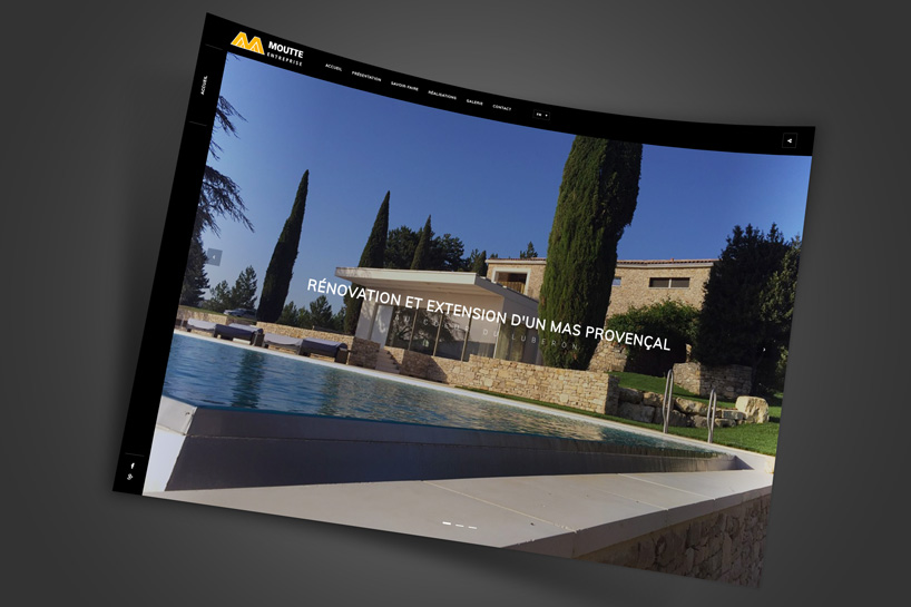 Création d'un site internet pour une entreprise de maçonnerie en Vaucluse