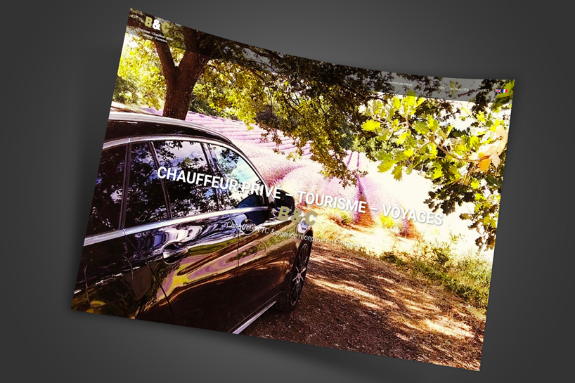 Création d'un site internet pour chauffeur VTC