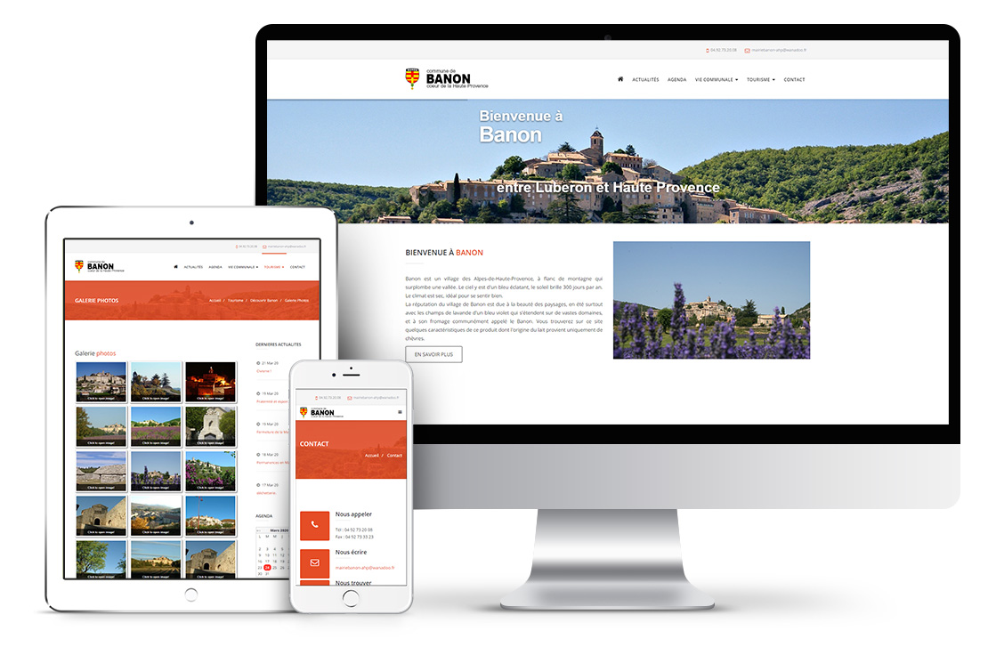 Création d'un site internet pour une commune