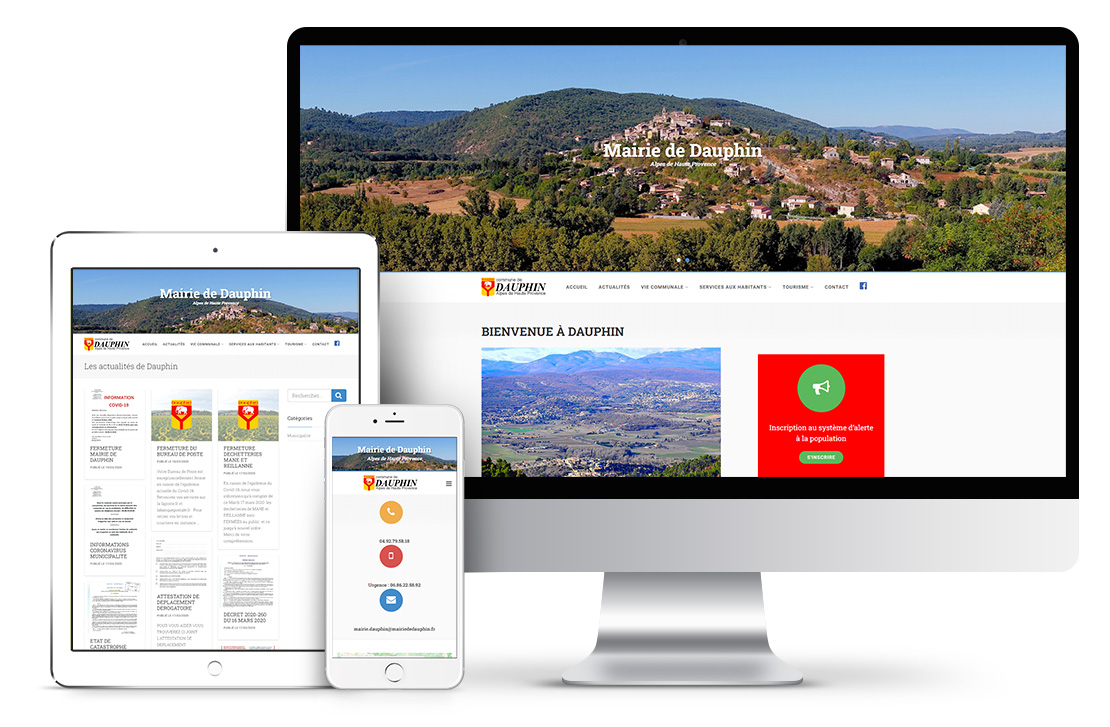 Création d'un site internet pour une commune