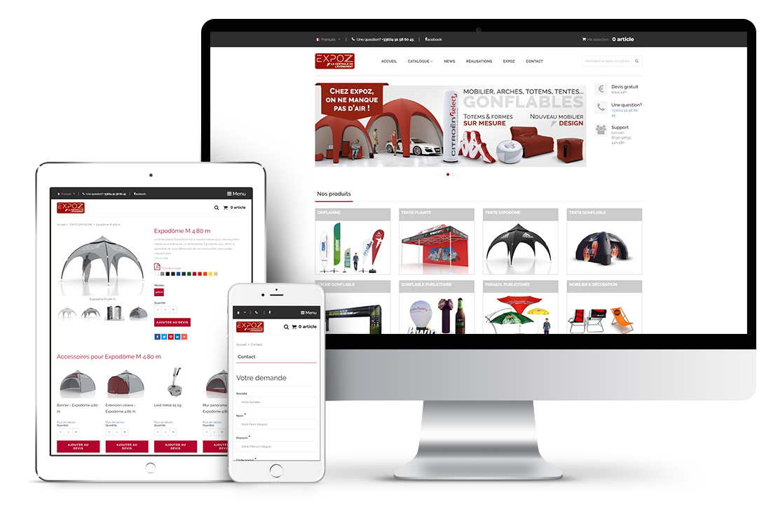 Création d'un site internet B2B pour une entreprise de communication événementielle